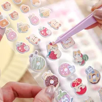 1 Piece Ice Cream Cake School Mixed Materials Cartoon Style Cute Stickers main image 3