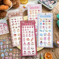 1 Piece Ice Cream Cake School Mixed Materials Cartoon Style Cute Stickers main image 1