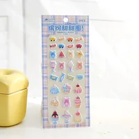 1 Piece Ice Cream Cake School Mixed Materials Cartoon Style Cute Stickers sku image 3