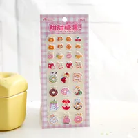 1 Piece Ice Cream Cake School Mixed Materials Cartoon Style Cute Stickers sku image 4