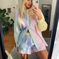 Women's Weekend Sweet Style Simple Style Color Block main image 1
