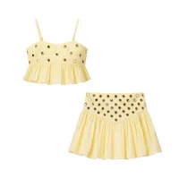 Holiday Travel Beach Women's Sexy Tropical Solid Color Polyester Skirt Co-ord Set Shorts Sets sku image 6