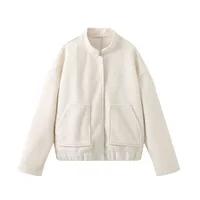 Women's Simple Style Solid Color Coat sku image 3