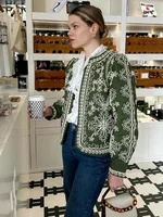 Women's Simple Style Printing Coat main image 2