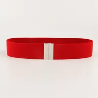 Modern Style Solid Color Alloy Women's Chain Belts sku image 2