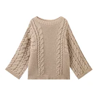 Women's Sweater Long Sleeve Sweaters & Cardigans Romantic Solid Color sku image 4
