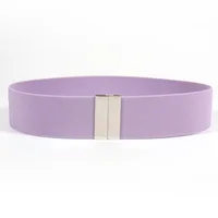 Modern Style Solid Color Alloy Women's Chain Belts sku image 1