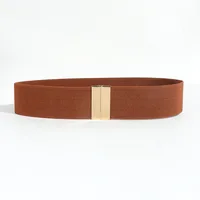 Modern Style Solid Color Alloy Women's Chain Belts sku image 3
