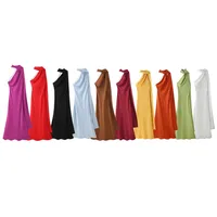 Women's Sheath Dress Casual Elegant Halter Neck Sleeveless Solid Color Maxi Long Dress Holiday Travel Daily main image 1