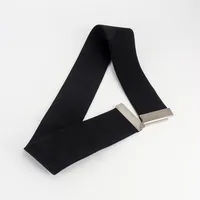 Modern Style Solid Color Alloy Women's Chain Belts sku image 21