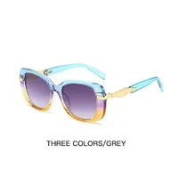 IG Style Casual Retro Solid Color PC UV400 Protection Oval Frame Full Frame Glasses main image 8