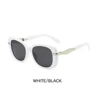 IG Style Casual Retro Solid Color PC UV400 Protection Oval Frame Full Frame Glasses main image 6
