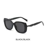 IG Style Casual Retro Solid Color PC UV400 Protection Oval Frame Full Frame Glasses main image 3