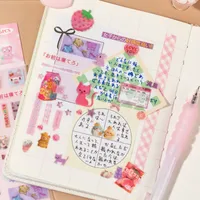 1 Piece Animal School PET Cute Retro Stickers main image 5