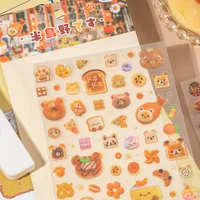 1 Piece Animal School PET Cute Retro Stickers main image 8