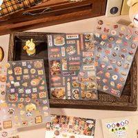 1 Piece Animal School PET Cute Retro Stickers main image 7