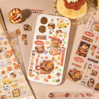 1 Piece Animal School PET Cute Retro Stickers main image 9
