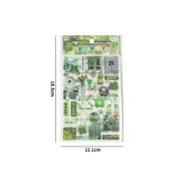 1 Piece Animal School PET Cute Retro Stickers main image 2