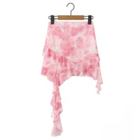 Daily Women's Elegant Sexy Flower Polyester Skirt Co-ord Set Shorts Sets main image 6