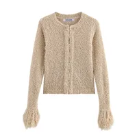 Women's Knitwear Long Sleeve Sweaters & Cardigans Simple Style Classic Style Solid Color main image 2