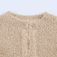 Women's Knitwear Long Sleeve Sweaters & Cardigans Simple Style Classic Style Solid Color main image 4