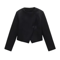Women's Streetwear Solid Color Woolen Coat Jacket main image 2