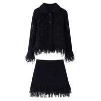 Daily Street Women's Streetwear Solid Color Polyester Chenille Yarn Skirt Co-ord Set Shorts Sets main image 6