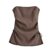 Daily Women's Casual Elegant Solid Color Polyester Pleated Pant Co-ord Set Shorts Sets main image 2