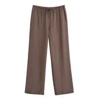 Daily Women's Casual Elegant Solid Color Polyester Pleated Pant Co-ord Set Shorts Sets main image 4