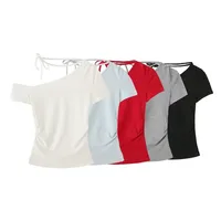 Women's T-shirt Short Sleeve T-Shirts Casual Elegant Solid Color main image 2