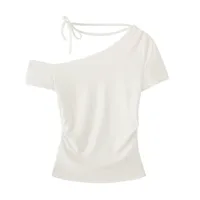 Women's T-shirt Short Sleeve T-Shirts Casual Elegant Solid Color main image 6