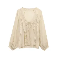 Women's Blouse Long Sleeve Blouses Simple Style Classic Style Solid Color main image 2