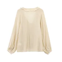 Women's Blouse Long Sleeve Blouses Simple Style Classic Style Solid Color main image 3
