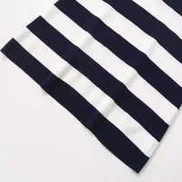Women's Sheath Dress Elegant Turndown Sleeveless Stripe Above Knee Holiday Daily main image 5
