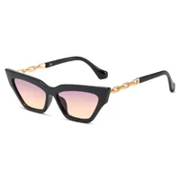 IG Style Personality All-Matching Elegant Solid Color PC UV400 Protection Cat Eye Butterfly Frame Full Frame Glasses main image 6