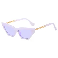 IG Style Personality All-Matching Elegant Solid Color PC UV400 Protection Cat Eye Butterfly Frame Full Frame Glasses main image 10