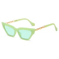 IG Style Personality All-Matching Elegant Solid Color PC UV400 Protection Cat Eye Butterfly Frame Full Frame Glasses main image 9