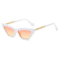 IG Style Personality All-Matching Elegant Solid Color PC UV400 Protection Cat Eye Butterfly Frame Full Frame Glasses sku image 7