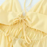 Women's Strap Dress Elegant Strap Sleeveless Solid Color Midi Dress Holiday Tea Party main image 5