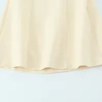 Women's A- Line Skirt Sexy Strapless Sleeveless Solid Color Above Knee Daily Street main image 5
