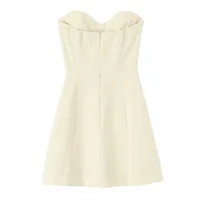Women's A- Line Skirt Sexy Strapless Sleeveless Solid Color Above Knee Daily Street main image 6