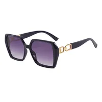 Casual Elegant Streetwear Solid Color PC UV400 Protection Tinted Lenses Square Full Frame Glasses main image 6