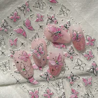 IG Style Princess Cartoon Style Butterfly Nail Stickers Nail Sticker main image 2