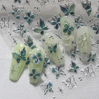 IG Style Princess Cartoon Style Butterfly Nail Stickers Nail Sticker main image 8