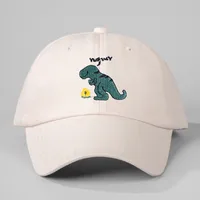 Unisex Cute Dinosaur Machine Embroidery Curved Eaves Baseball Cap main image 2