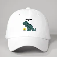 Unisex Cute Dinosaur Machine Embroidery Curved Eaves Baseball Cap main image 4