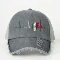 Unisex Cute Artistic Electrocardiogram Curved Eaves Baseball Cap sku image 2