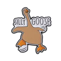 Cartoon Style Cute Streetwear Animal Letter Alloy Stamping Stoving Varnish Plating Women's Cartoon Pinback Badge Brooches Collar Pin sku image 11