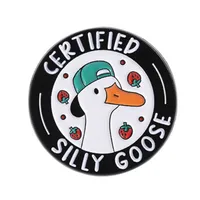 Cartoon Style Cute Streetwear Animal Letter Alloy Stamping Stoving Varnish Plating Women's Cartoon Pinback Badge Brooches Collar Pin sku image 20