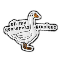 Cartoon Style Cute Streetwear Animal Letter Alloy Stamping Stoving Varnish Plating Women's Cartoon Pinback Badge Brooches Collar Pin sku image 27